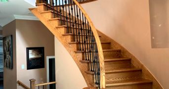 Проектиране на вити дървени стълби в Червенци 9298 от Joiner GP